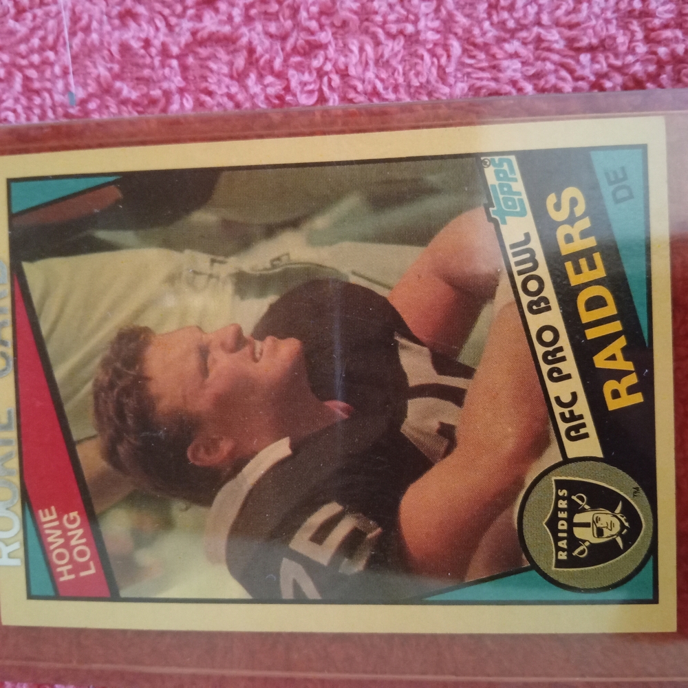 Topps Howie Long Rookie Card 1984
